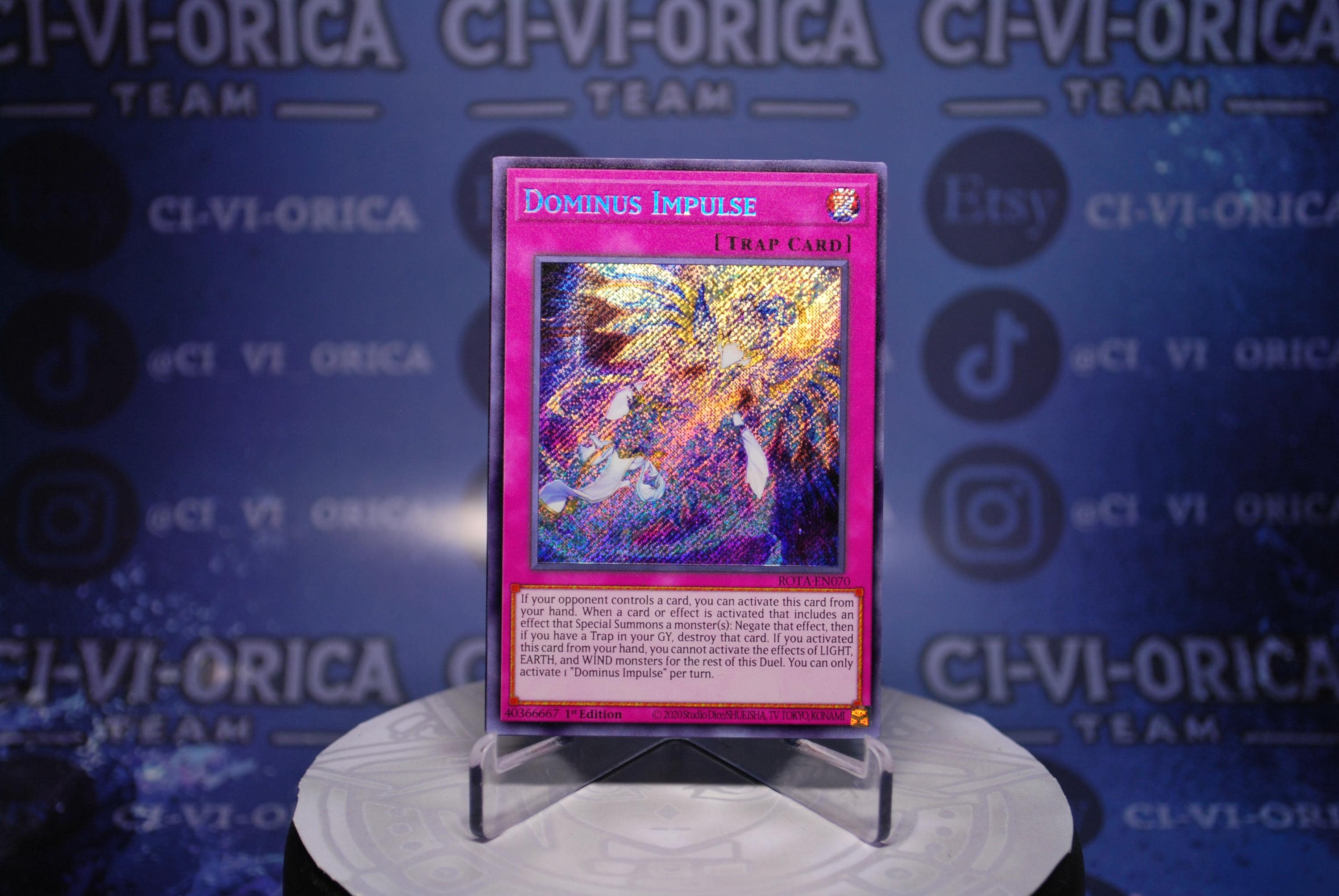 Dominus Impulse - Secret Rare - Common Rare - Handmade Proxy by  Ci-vi-orica! - Etsy
