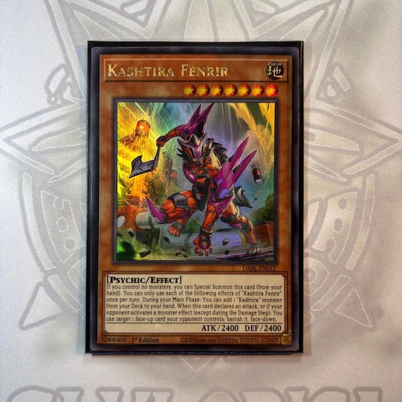 Kashtira Fenrir - Ultra Rare - Common Rare - Handmade Proxy by Ci-vi-orica!  - Etsy