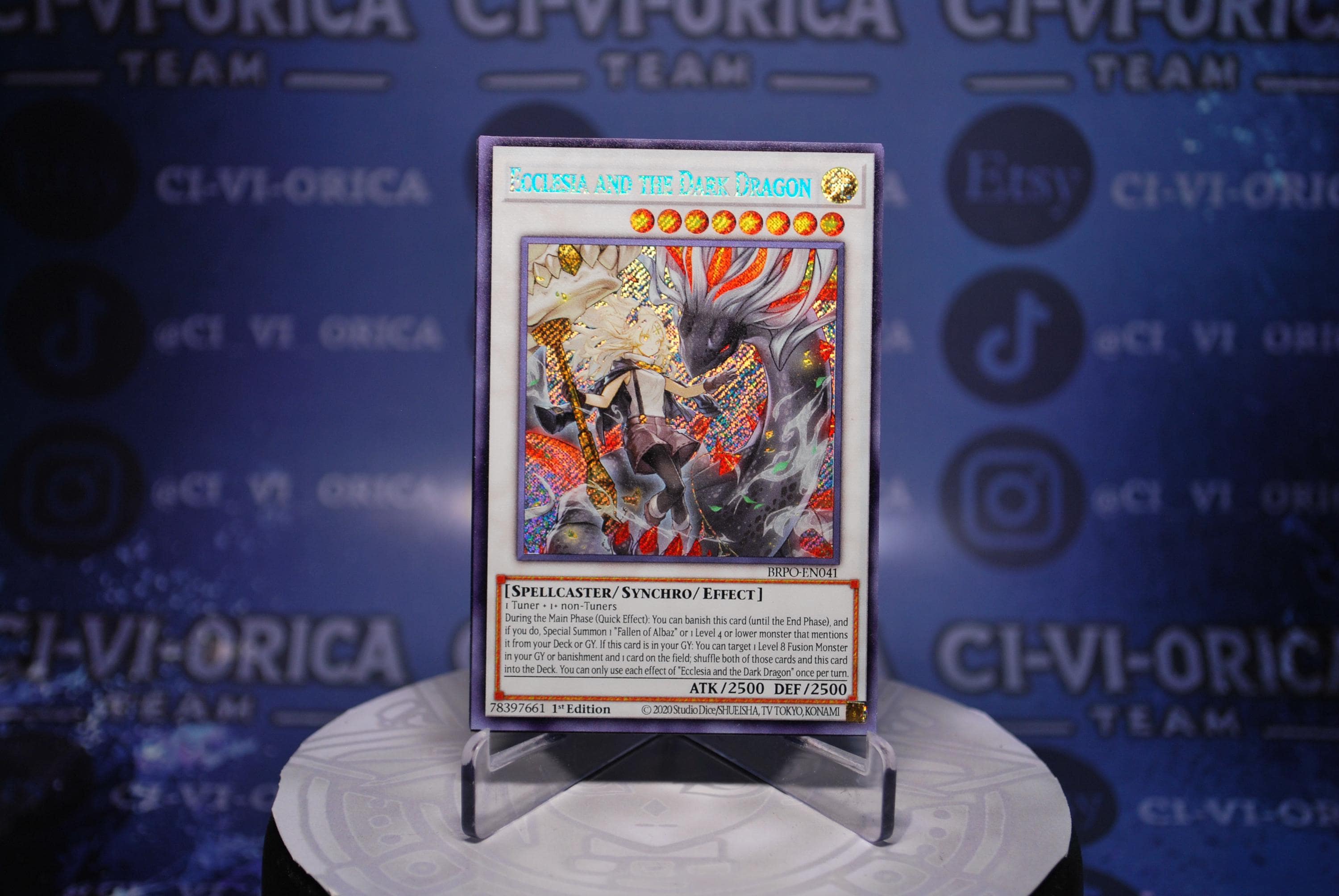 Ecclesia and the Dark Dragon - Secret Rare - Common Rare