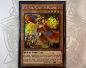 Fire King Courtier Ulcanix | Secret Rare | Orica PROXY - Etsy