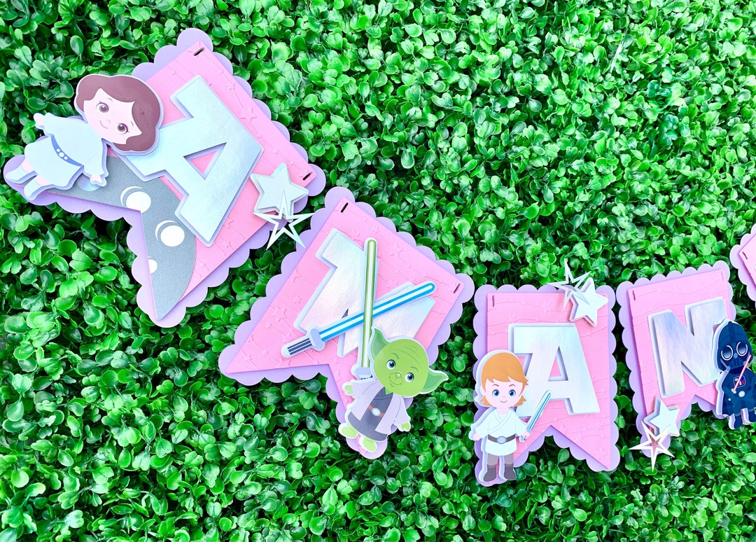 Star Wars Banner, Star Wars Birthday Party, Star Wars Themed Banner ...