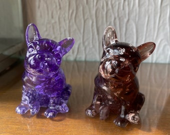 Resin frenchie/french bulldog small ornament