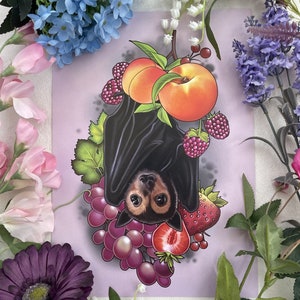 Fruit Bat Art Print