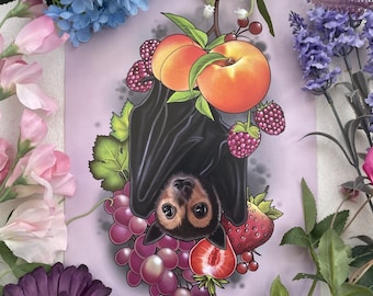 Fruit Bat Art Print