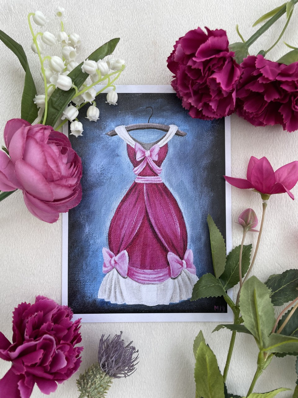 Cinderella's Pink Dress Disney Style, Art Print - Etsy