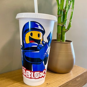 Roblox Tumbler, Roblox Birthday, Roblox Cup, Roblox Gift, Roblox Party, Roblox, Gift for Kids, Gamer Kids, Cold Cup, Custom Tumbler, Gamer