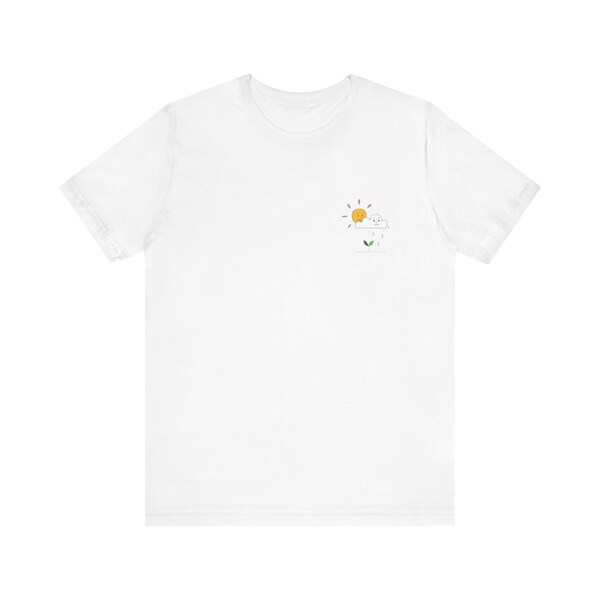 Tee-shirt BONJOUR Unisexe - Confortable et Polyvalent pour Toute Saison! Impression de Haute Qualité | 100% Coton|Certifié Fair Labor