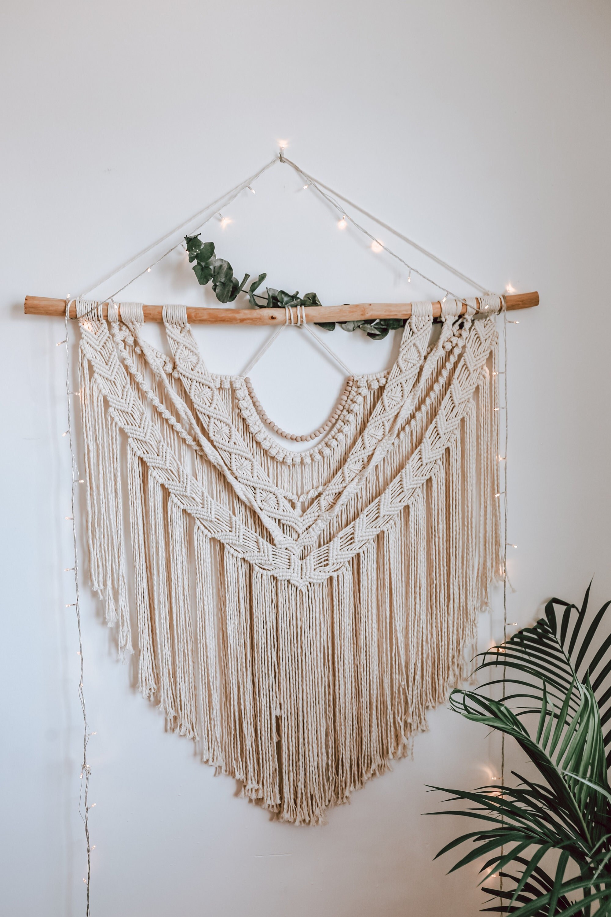 Margarita Tenture Murale Macramé, Suspension Décoration Murale