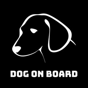 Dog On Board Bubble-free stickers