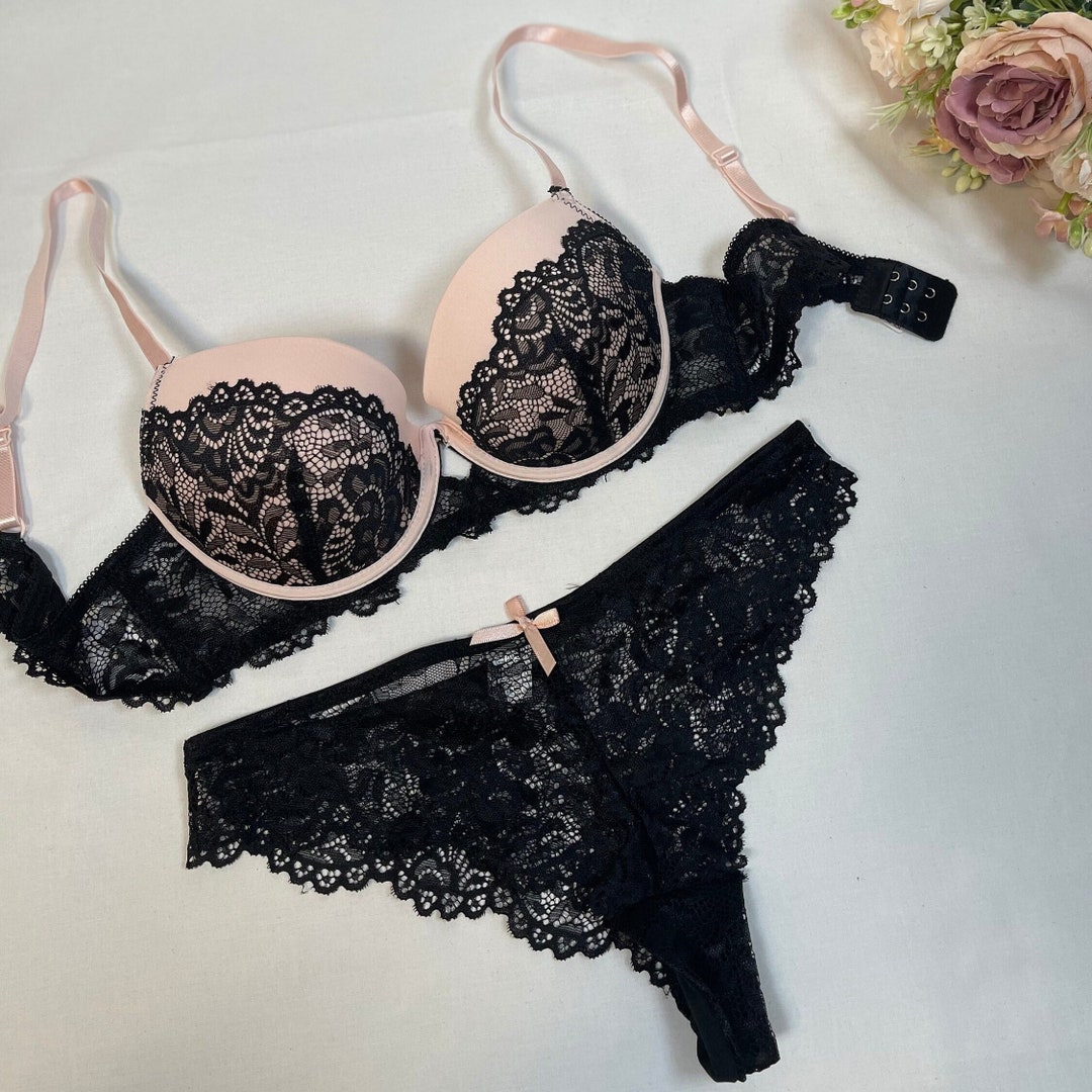Sheer Bra & Underwear Set