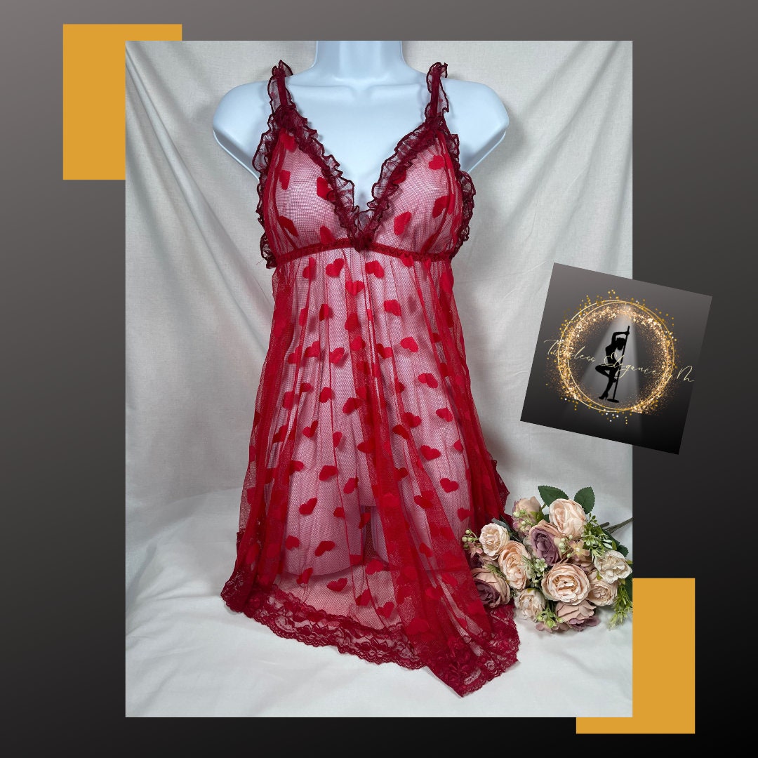 Luxe Romance Sheer Babydoll Lingerie