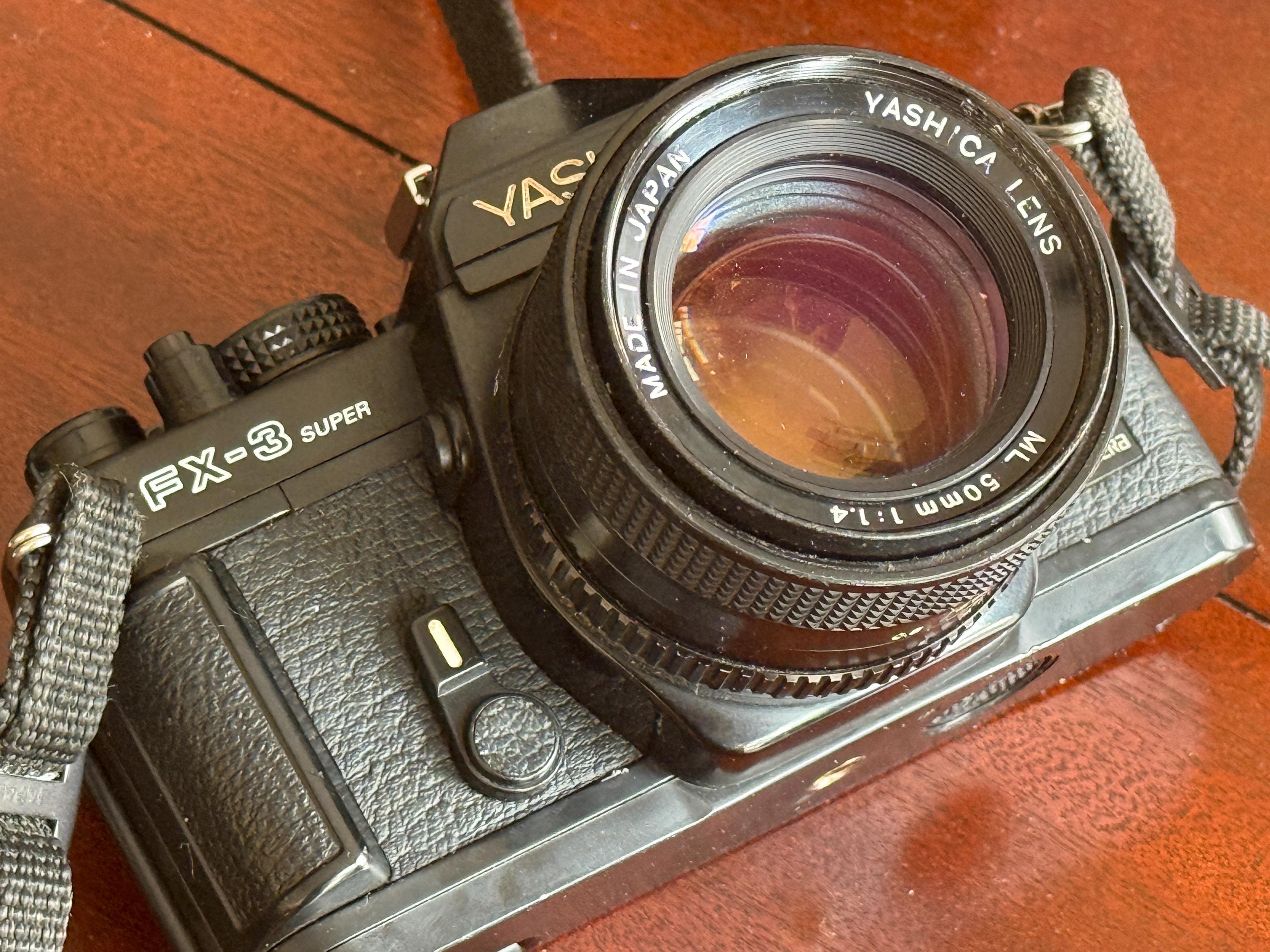 Yashica FX-3 Super 2000 Analog Film Camera and 50mm F1.4 Lens