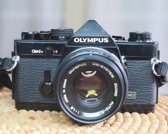 Olympus OM-2n analog 35mm film camera - restored and ready to shoot!