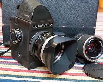 Rolleiflex SLX medium format analog camera system - tested & working beautifully