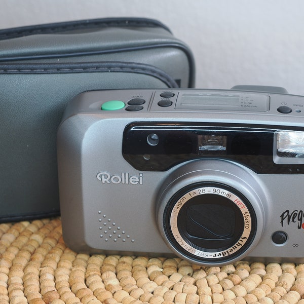 Rollei Prego 90 German 35mm point and shoot film camera - 28-90mm lens, incredibly sharp! Tested and guaranteed