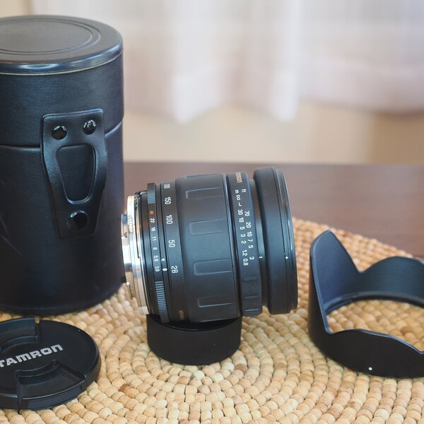 Tamron 28-200mm f2.8-5.6 ASPH super zoom for Olympus OM analog film cameras - beautiful condition!