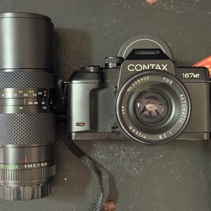 CONTAX 167 MT analog SLR film camera with Yashica lenses - film tested and guaranteed!