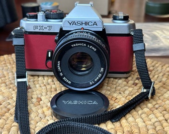 Yashica FX-7 analog film camera - with battery and strap, restored, tested & guaranteed!
