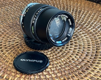 Olympus Zuiko 135mm f3.5 lens for Olympus OM 35mm film cameras - beautiful condition!