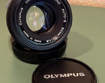 Olympus Zuiko 50mm f1.8 V5 Lens for OM Film Cameras – Made in Japan