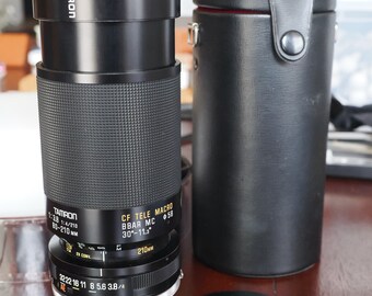 Tamron 80-210 f3.8 zoom lens for Olympus OM analog 35mm film cameras - Sharp & Beautiful!