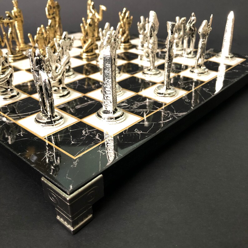 Metal Casting Chess Set Chess Set With Board Luxury Chess | Etsy