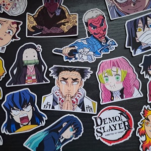Anime Character Emote stickers - Demon SIayer