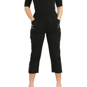 Plus Size Capris Etsy UK