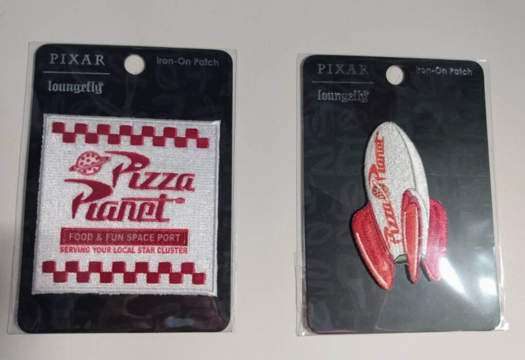 Pizza Planet Box and Rocket Iron on Patches Toy Story Pixar - Etsy