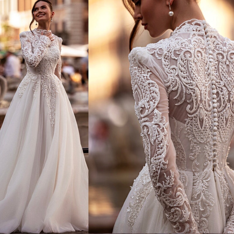 Princess Long Sleeve Boho Dress main image 1