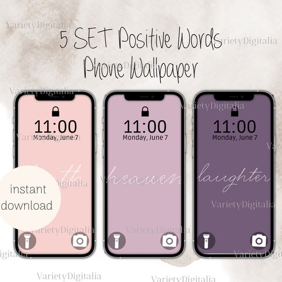5 SET Minimalist Pink Words Phone Wallpaper Digital Download - Etsy 5 SET Minimalist Pink Words Phone Wallpaper Digital Download - Etsy