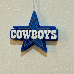 Cowboys Star Car Freshie, Scented Car Freshies, His/Her Car Freshie, Football lovers ,Gift for Him, Gift for Her, Party Favors, Teen Gifts