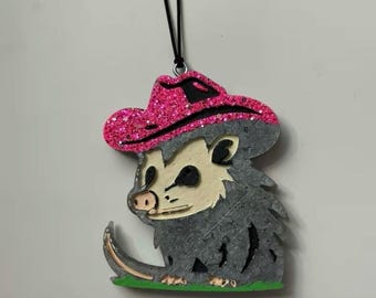 Opossum   Scented Car Freshie, Gift for Her, Gift for Mom, Birthday Gift, Teen Gift, unique gift