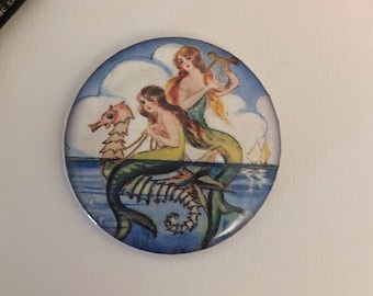 Mermaid Needle Minder: Cross Stitch Magnetic Needle Nanny