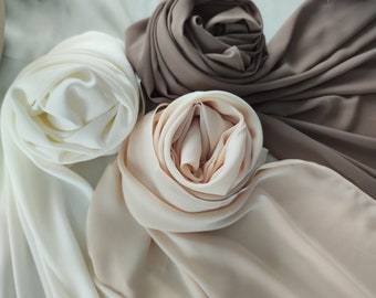 NEW IN Premium Chiffon Hijab, hochwertig verarbeitet, Kopftuch, Schal, Headscarf, Esarp, Sal