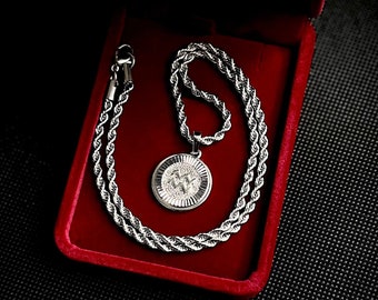 Silver Zodiac Necklace (Unisex)