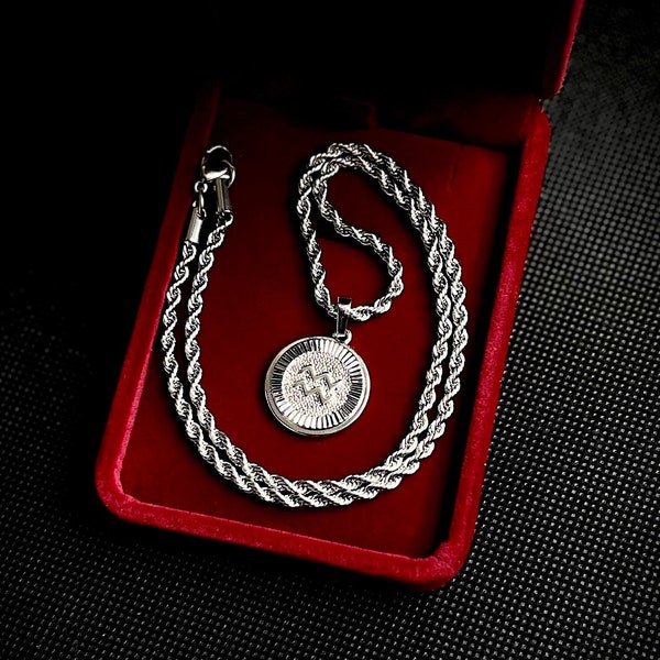 Silver Zodiac Necklace (Unisex)