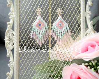 Handmade Embroidered/Beaded Earrings
