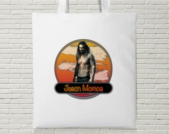 Bolsa de compras de Jason Momoa, regalo novedoso, superhéroe en topless, hombre sexy, regalo de cumpleaños, Aqua Ronan