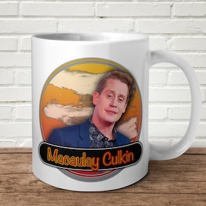 Macaulay Culkin Homage Mug 90&#39;s 90&#39;s Gift Present Birthday Nostalgic Funny Comedy Kevin Richie