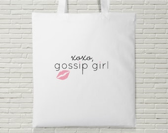Gossip Girl Tote Bag Christmas Present Shopping Bag Gift Funny Alternative Cute