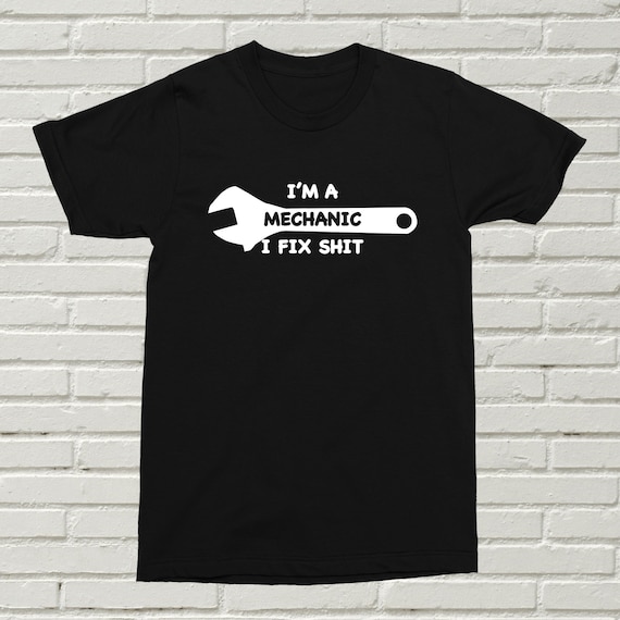 Funny 'I Fix Stuff' T-Shirt For Men - Mechanic Engineer Garage Tee In Military Green, 3XL - View #4