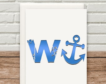 Wanker Funny Offensive Birthday Mothers Day Fathers Valentines 300gsm Anchor Punny
