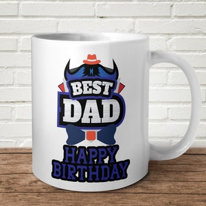 Best Dad Happy BirthDay Mug Number One Daddy Gift Present For Him Tea Coffee