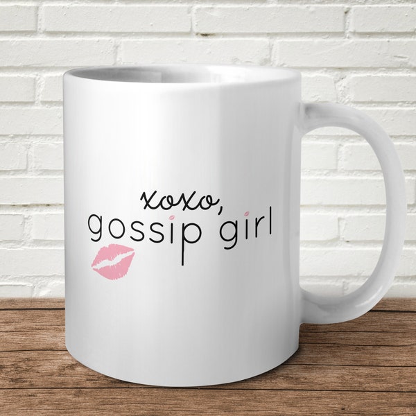 Gossip Girl Mug Drôle Cadeau d’anniversaire Cadeau Blair Waldorf Leighton Meester TV