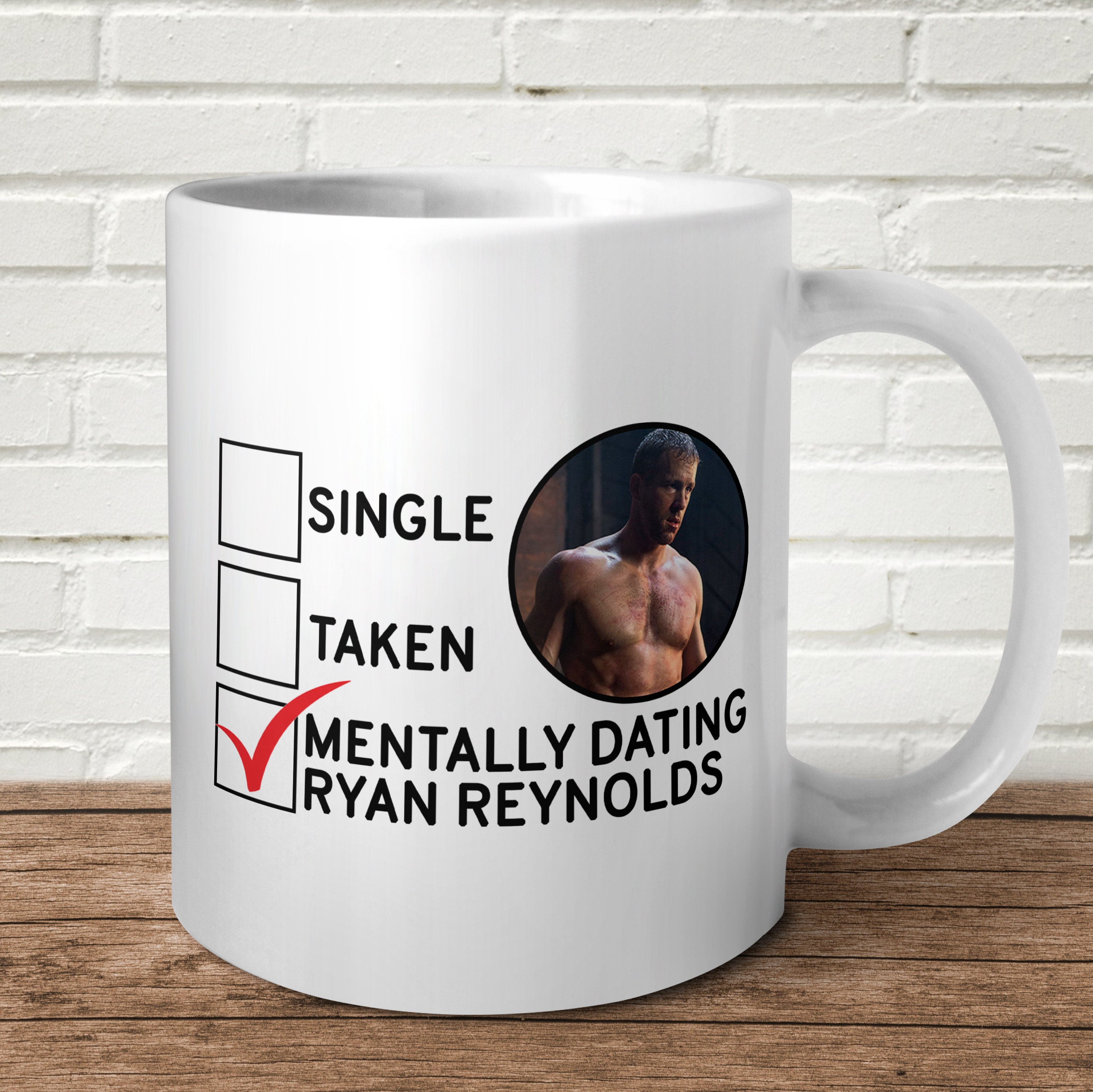 Dating Ryan Reynolds Mug Film Star Gift for Her Fan Mug Gift for Ryan  Reynolds Fan Mentally Dating -  UK