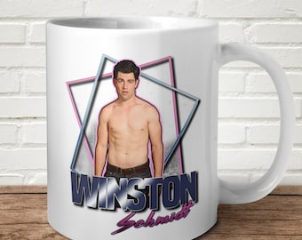 Winston Schmidt Homage Mug New Girl Funny Comedy Gift Present Birthday US TV