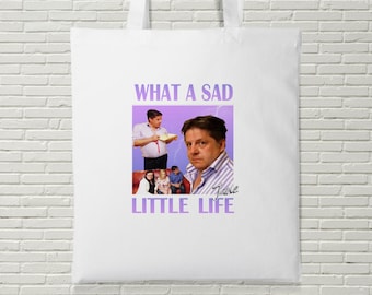 What A Sad Little Life Jane Tote Bag Shopping Funny Meme Come Dine With Me Enjoy the Money Gift Present Birthday Christmas