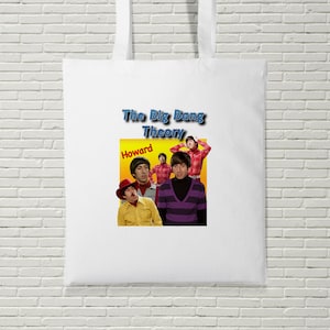 Howard Wolowitz Big Bang Theory Tote Bag Collection Funny Gift Birthday Present US Program American TV