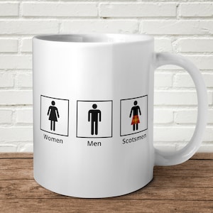 Women Men Scotsman Mug Funny Offensive Birthday Gift Present Rude Joke Alternative